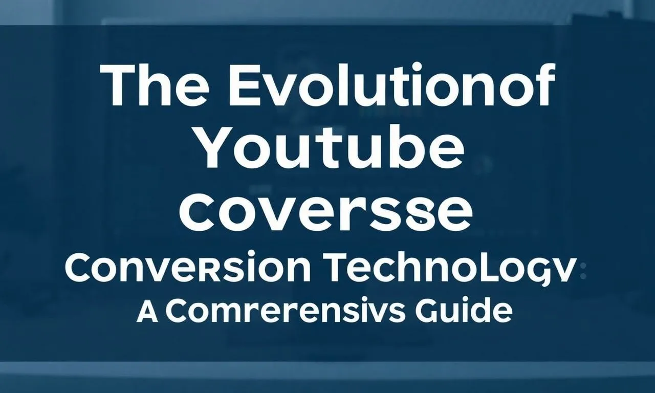 The Evolution of YouTube Conversion Technology: A Comprehensive Guide The Evolution of YouTube Conversion Technology: A Comprehensive Guide