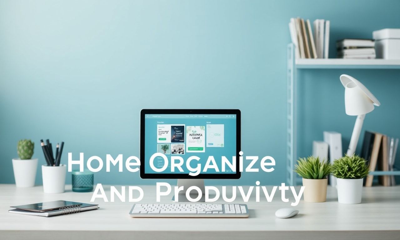 The Role of Technology in Home Organization and Productivity The Role of Technology in Home Organization and Productivity