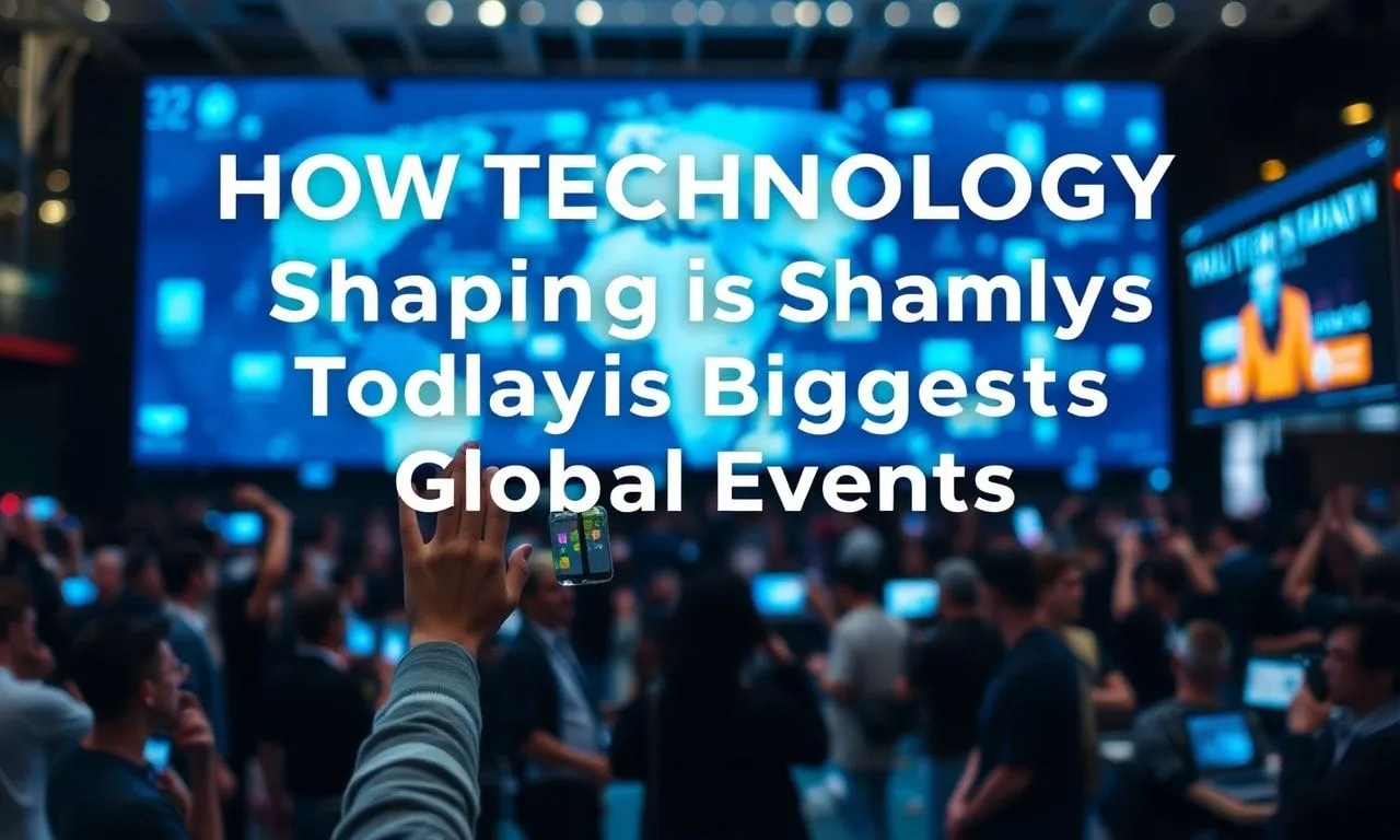 How Tech is Shaping Today’s Biggest Global Events How Technology is Shaping Today's Biggest Global Events