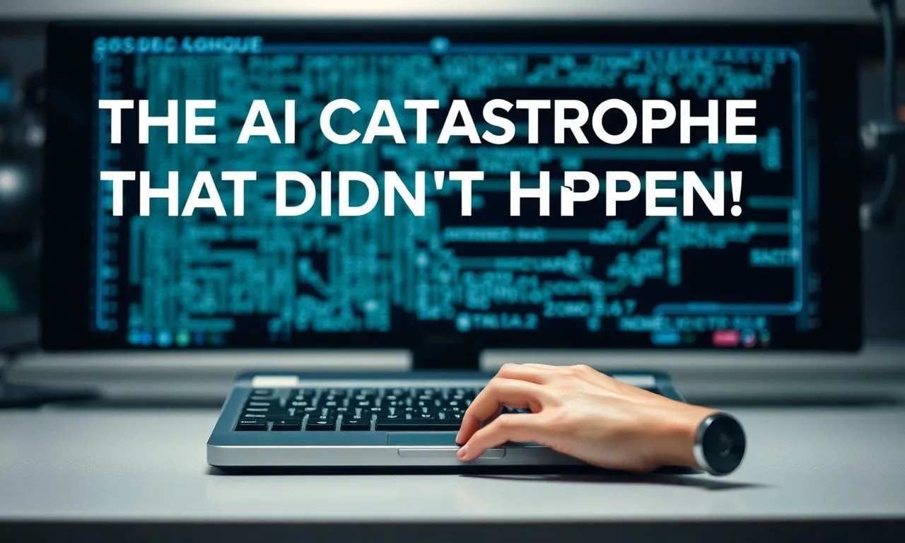 The AI Apocalypse That Wasn’t: Why We’re Still Typing in 2024 The AI Catastrophe That Didn't Happen: Why We're Still Typing in 2024