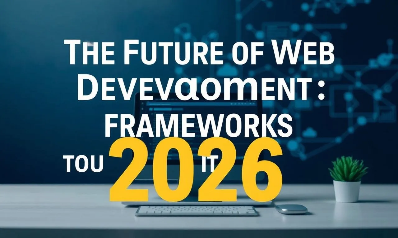 The Future of Web Development: Frameworks to Watch in 2026 The Future of Web Development: Frameworks to Watch in 2026