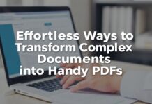 Effortless Ways to Transform Complex Documents into Handy PDFs Effortless Ways to Transform Complex Documents into Handy PDFs